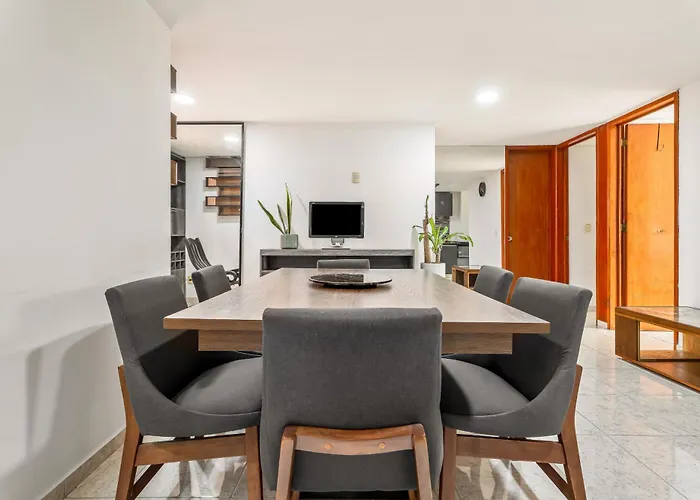 Apartment Spacious For 6 San Simon Mexico City